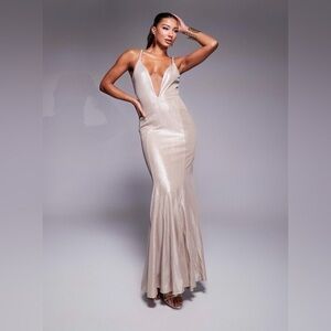 ASOS Design gold dress